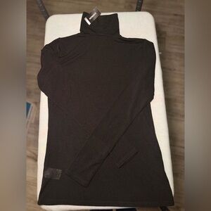 Express Women's Black Turtleneck Top